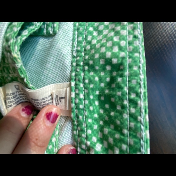 Men’s express green and white swim trunks - Picture 6 of 6